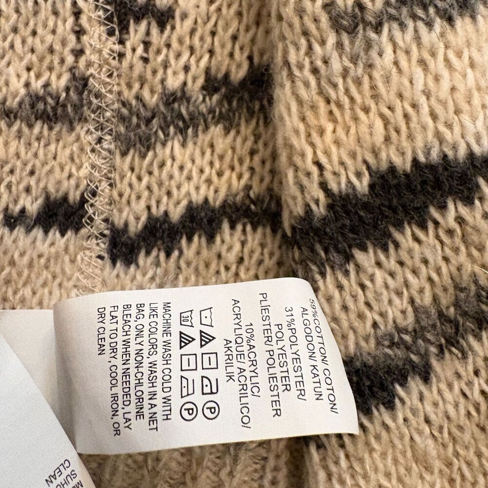 LUCKY BRAND OPEN FRONT CARDIGAN SWEATER; SZ LARGE - Picture 6 of 7
